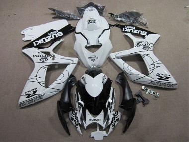 Cheap 2006-2007 Suzuki GSXR 600 Motorcycle Fairings - White Black Corona Extra Canada