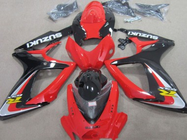 Cheap 2006-2007 Suzuki GSXR 600 Motorcycle Fairings - Red Silver Glossy Black Yellow Canada