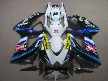 Cheap 2008-2010 Suzuki GSXR 600 Motorcycle Fairings - White Blue Black Yellow Dark Dog Pink X Canada
