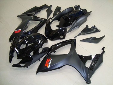 Cheap 2006-2007 Suzuki GSXR 750 Motorcycle Fairings - Glossy Black Matte Black Red Canada