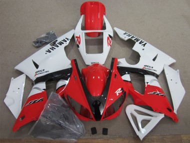 Cheap 1998-1999 Yamaha YZF R1 Motorcycle Fairing - White Red Black Canada