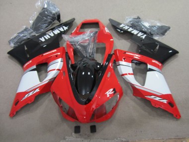 Cheap 1998-1999 Yamaha YZF R1 Motorcycle Fairings - Red White Silver Glossy Black Canada
