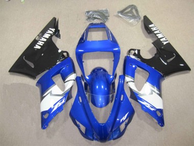 Cheap 1998-1999 Yamaha YZF R1 Motorcycle Fairings - Blue White Glossy Black Canada