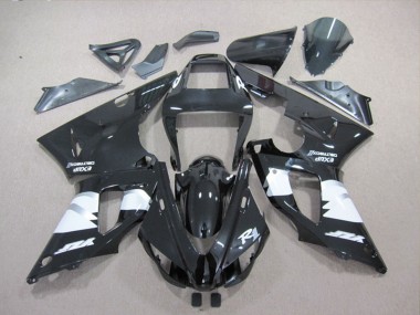 Cheap 1998-1999 Yamaha YZF R1 Motorcycle Fairings - Glossy Black White Canada