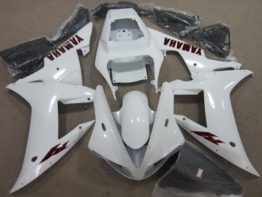 Cheap 2002-2003 Yamaha YZF R1 Motorcycle Fairings - White Canada