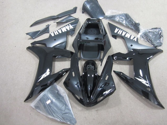 2002-2003 Yamaha YZF R1 Motorcycle Fairings - Glossy Black Matte Black White Canada