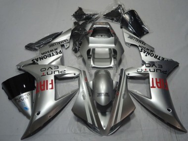 Cheap 2002-2003 Yamaha YZF R1 Motorcycle Fairings - Silver Red Fiat Canada