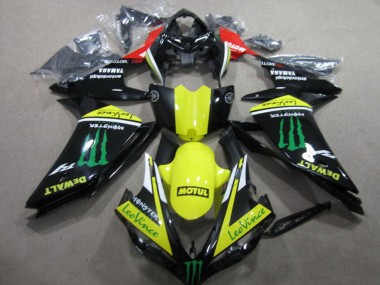 Cheap 2007-2008 Yamaha YZF R1 Motorcycle Fairings - Red Yellow Black Green Monster Motul Leovince Canada