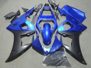 Cheap 2003-2004 Yamaha YZF R6 Motorcycle Fairing - Blue Matte Black Canada