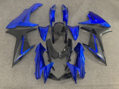 Blue Black and Grey 11-24 GSXR 600-750 Fairings
