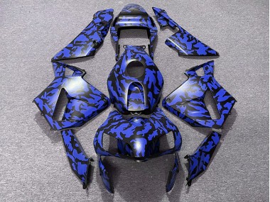 Blue Camo 03-04 CBR600RR Fairings