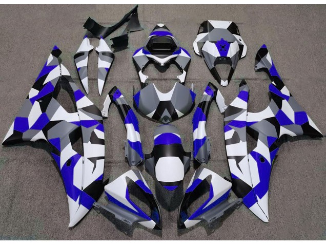 Blue Camo Plain 08-16 R6 Fairings Blue Camo Plain 08-16 R6 Fairings