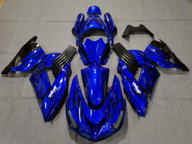 Blue Gloss 06-11 ZX14R Fairings