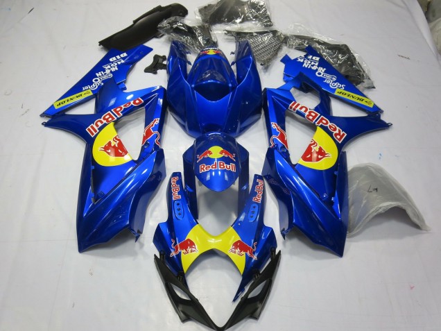 Blue Red Bull 07-08 GSXR 1000 Fairings Blue Red Bull 07-08 GSXR 1000 Fairings