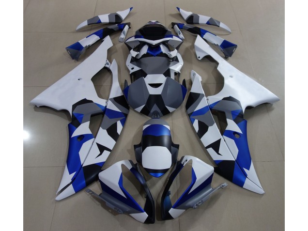 Blue Snow Camo 08-16 R6 Fairings Blue Snow Camo 08-16 R6 Fairings