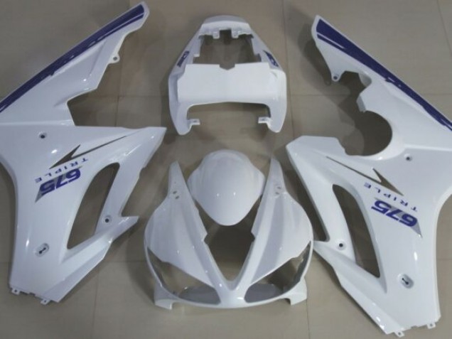 Blue White OEM Style 09-12 Daytona 675 Fairings Blue White OEM Style 09-12 Daytona 675 Fairings