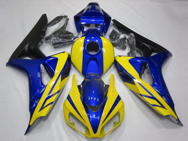 Blue and Yellow 06-07 CBR1000RR Fairings Blue and Yellow 06-07 CBR1000RR Fairings