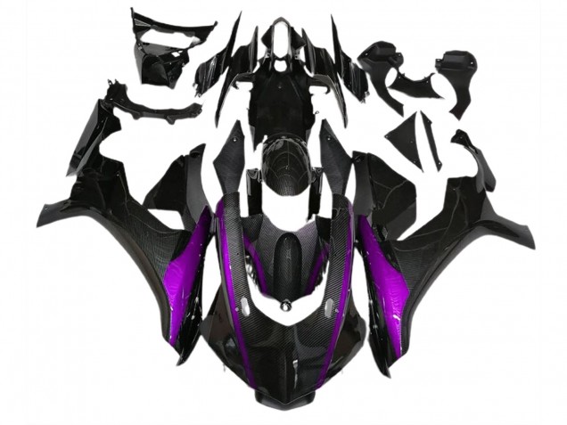 Carbon Fiber Style & Purple 15-19 R1 Fairings Carbon Fiber Style & Purple 15-19 R1 Fairings