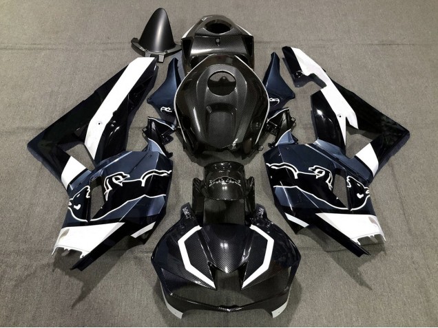 Custom Blue Carbon Bull 13-23 CBR600RR Fairings Custom Blue Carbon Bull 13-23 CBR600RR Fairings