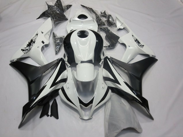 Custom OEM Style White and Black 07-08 CBR600RR Fairings Custom OEM Style White and Black 07-08 CBR600RR Fairings