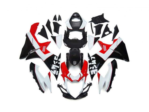Custom Red and Black with Logos 11-24 GSXR 600-750 Fairings