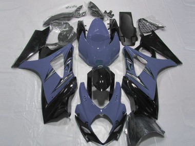 Dark Blue and Black 07-08 GSXR 1000 Fairings