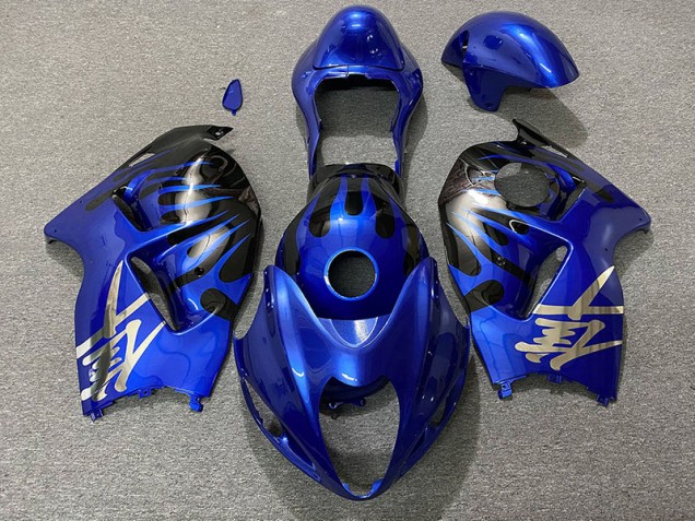 Deep Blue and Black 97-07 GSXR 1300 Hayabusa Fairings Deep Blue and Black 97-07 GSXR 1300 Hayabusa Fairings