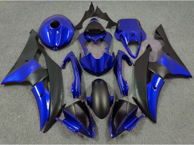 Deep Blue and Matte Black 08-16 R6 Fairings Deep Blue and Matte Black 08-16 R6 Fairings