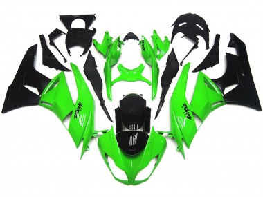 Deep Gloss Green Sharp 09-12 ZX6R Fairings