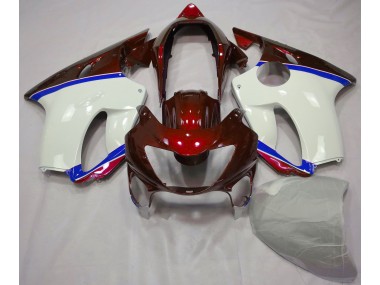 Deep Red and Blue 99-00 CBR600 F4 Fairings