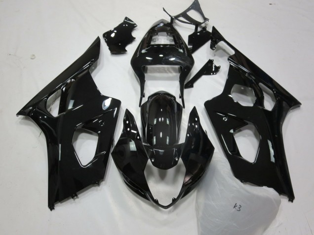 Gloss Black 03-04 GSXR 1000 Fairings Gloss Black 03-04 GSXR 1000 Fairings