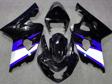 Gloss Black & Blue 04-05 GSXR 600-750 Fairings