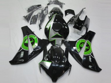 Gloss Black & Green 08-11 CBR1000RR Fairings