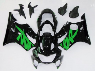 Gloss Black & Green 99-00 CBR600 F4 Fairings