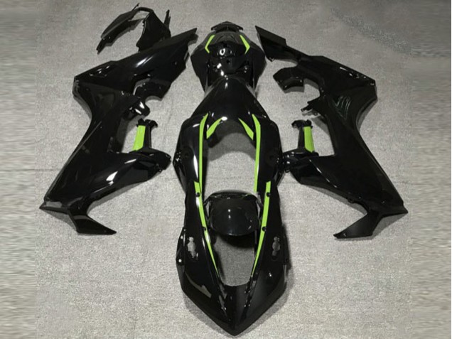 Gloss Black & Lime Green Lining 17-23 CBR1000RR Fairings Gloss Black & Lime Green Lining 17-23 CBR1000RR Fairings