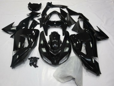 Gloss Black Plain 06-07 ZX10R Fairings