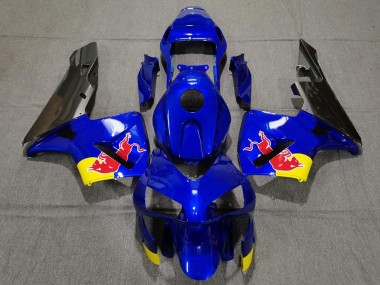 Gloss Blue Red Bull 03-04 CBR600RR Fairings