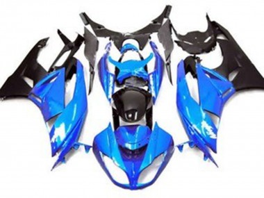 Gloss Blue Style 09-12 ZX6R Fairings