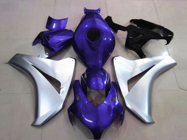Gloss Blue and Silver 08-11 CBR1000RR Fairings