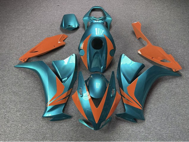 Gloss Cyan and Orange 12-16 CBR1000RR Fairings Gloss Cyan and Orange 12-16 CBR1000RR Fairings