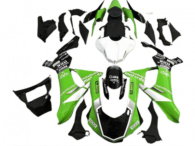 Gloss Green Logo Style 15-19 R1 Fairings