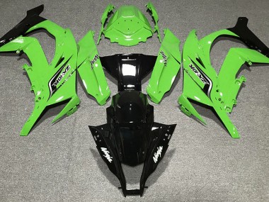 Gloss Green & Logos 11-15 ZX10R Fairings