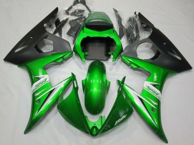 Gloss Green & White 05 R6 Fairings