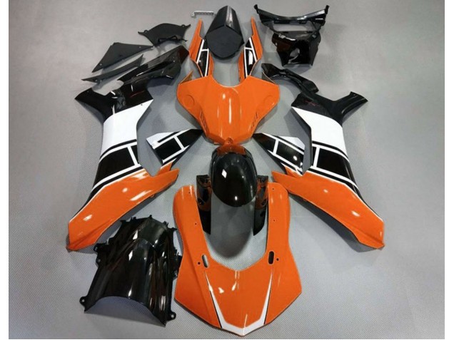 Gloss Orange White and Black 15-19 R1 Fairings Gloss Orange White and Black 15-19 R1 Fairings