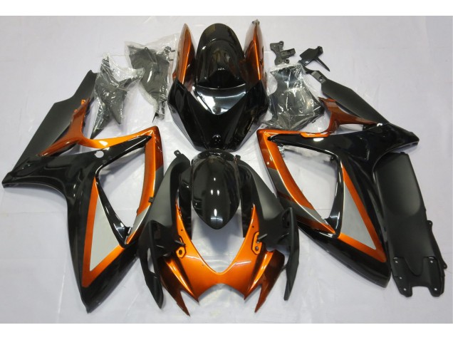 Gloss Orange and Black 06-07 GSXR 600-750 Fairings Gloss Orange and Black 06-07 GSXR 600-750 Fairings