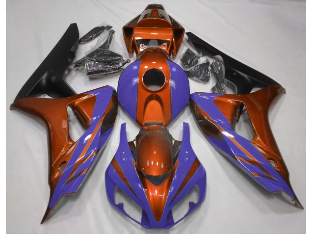 Gloss Orange and Dark Blue 06-07 CBR1000RR Fairings Gloss Orange and Dark Blue 06-07 CBR1000RR Fairings