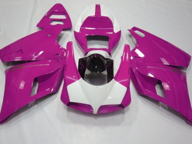 Gloss Pink & White 93-05 Ducati 996 748 916 998 Fairings