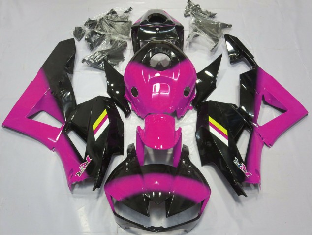 Gloss Pink and Black Fade 13-23 CBR600RR Fairings Gloss Pink and Black Fade 13-23 CBR600RR Fairings