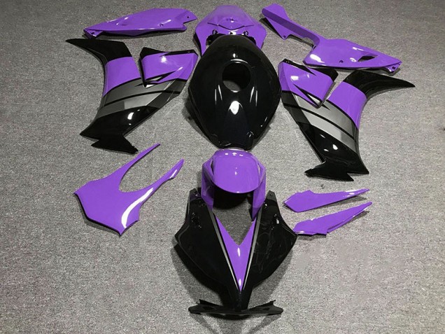 Gloss Purple Black and Grey 12-16 CBR1000RR Fairings
