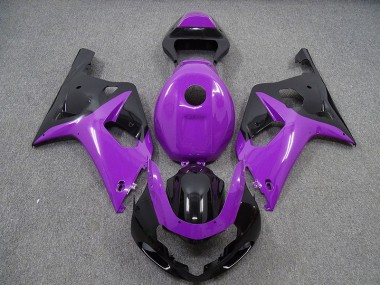 Gloss Purple and Black 01-03 GSXR 600-750 Fairings